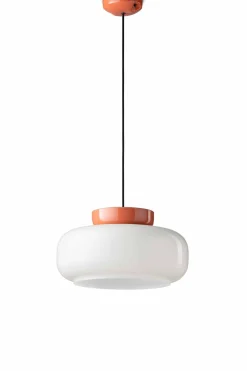 Outlet Ferroluce Hängelampe Glas Keramik E27 Ø 37 cm H: max. 140 cm rund
