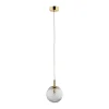 Outlet TK Lighting Hängelampe Glas Kugelschirm Ø 14 cm rund in Gold G9
