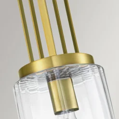 Outlet Elstead Hängelampe Glas Metall E27 17,8 cm breit Art Déco