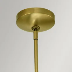 Outlet Elstead Hängelampe Glas Metall E27 17,8 cm breit Art Déco