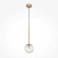 Maytoni Hängelampe Glas Metall E27 Ø 15 cm rund H: max. 150 cm* Hängelampen|Esszimmer Lampen