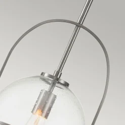 Discount Elstead Hängelampe Glas Metall E27 D: 28,9 cm rund Vintage