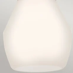 Elstead Hängelampe Glas Metall E27 H: max. 144,5 cm Modern* Hängelampen|Wohnzimmerlampen