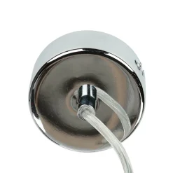 WOFI Hängelampe Glas Metall Glühbirnen-Design dekorativ E14* Hängelampen|Esszimmer Lampen