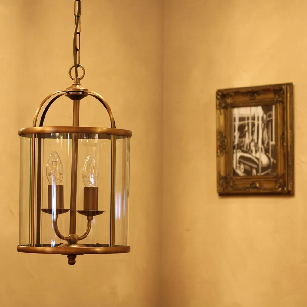 New Steinhauer Hängelampe Glas Metall in Bronze B:23 cm E14 elegant