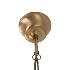 Steinhauer Hängelampe Glas Metall in Bronze B:31 cm E14 stilvoll* Hängelampen|Bürolampen