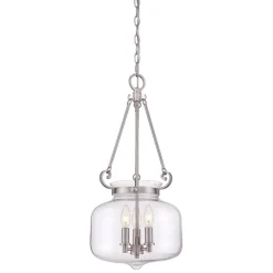 Elstead Hängelampe Glas Metall Jugendstil LISIDIA