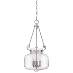 Elstead Hängelampe Glas Metall Jugendstil LISIDIA