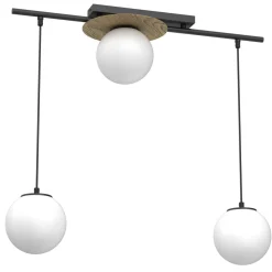 Sale Luminex Hängelampe Glas Metall L:74 cm E27 Modern gemütlich