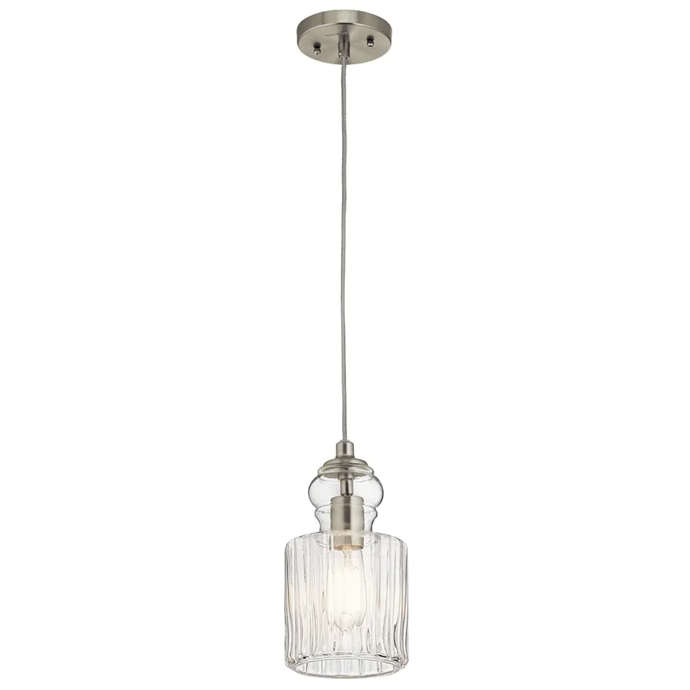 Elstead Hängelampe Glas Metall Vintage Design Ø15cm E27* Hängelampen|Vintage Lampen