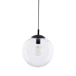 TK Lighting Hängelampe Glas rund Ø 35 cm H: max. 175 cm E27 Kugel Schirm* Hängelampen|Esszimmer Lampen