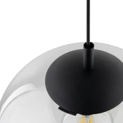 TK Lighting Hängelampe Glas rund Ø 35 cm H: max. 175 cm E27 Kugel Schirm* Hängelampen|Esszimmer Lampen