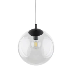 TK Lighting Hängelampe Glas rund Ø 35 cm H: max. 175 cm E27 Kugel Schirm* Hängelampen|Esszimmer Lampen