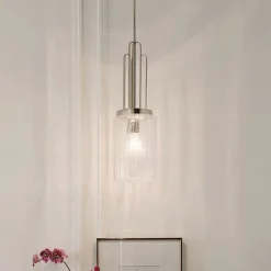 Online Elstead Hängelampe Glasschirm Ø 17,8 cm H: max. 176,5 cm Art Déco