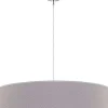 Duolla Hängelampe Grau Stoff rund Ø45cm Modern Design* Hängelampen|Moderne Lampen