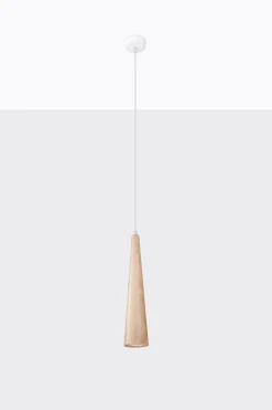 Sollux Hängelampe Holz Ø 8 cm schmal für GU10 Skandinavisch* Hängelampen|Wohnzimmerlampen