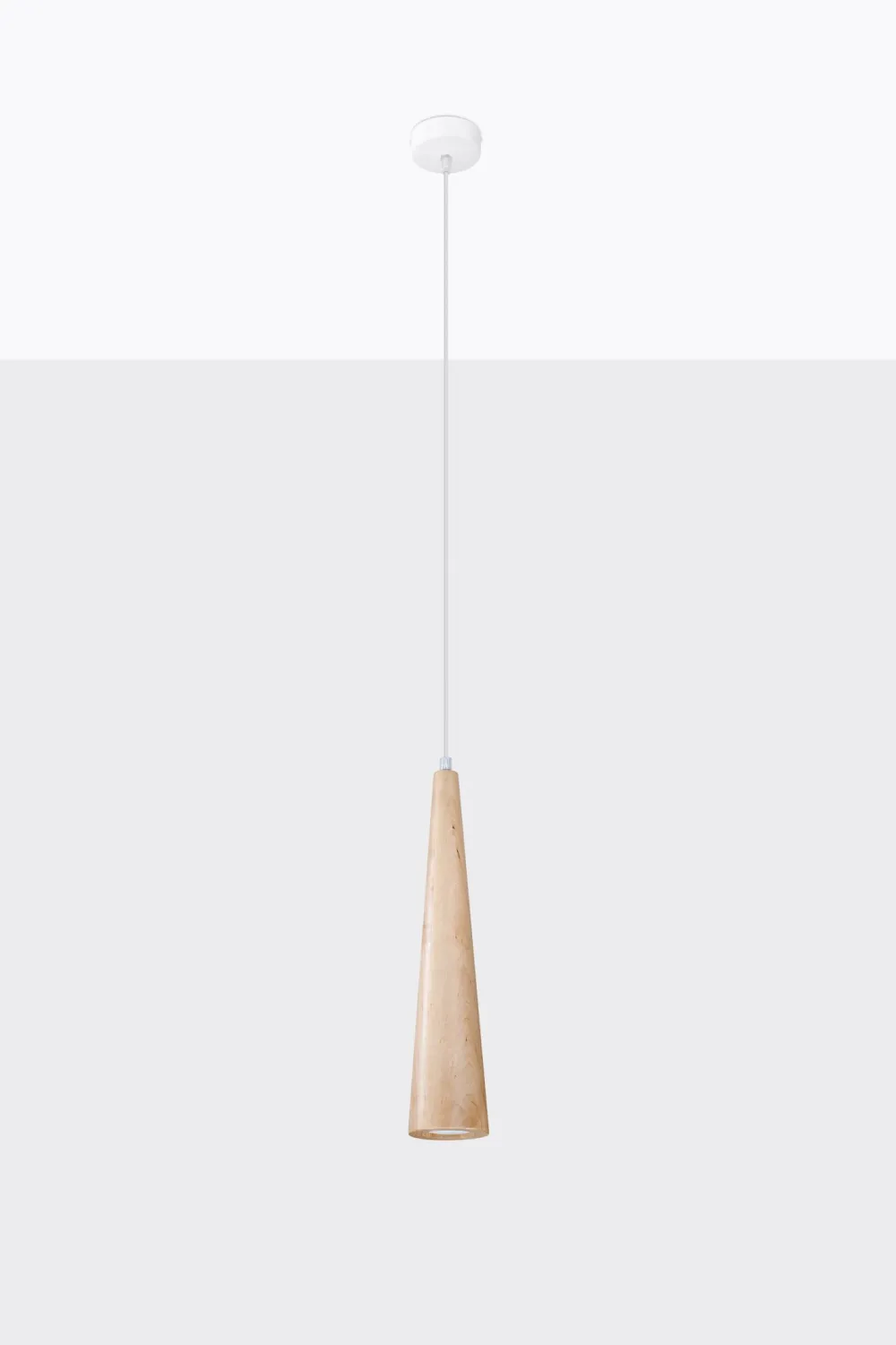 Sollux Hängelampe Holz Ø 8 cm schmal für GU10 Skandinavisch* Hängelampen|Wohnzimmerlampen