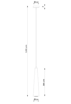 Sollux Hängelampe Holz Ø 8 cm schmal für GU10 Skandinavisch* Hängelampen|Wohnzimmerlampen