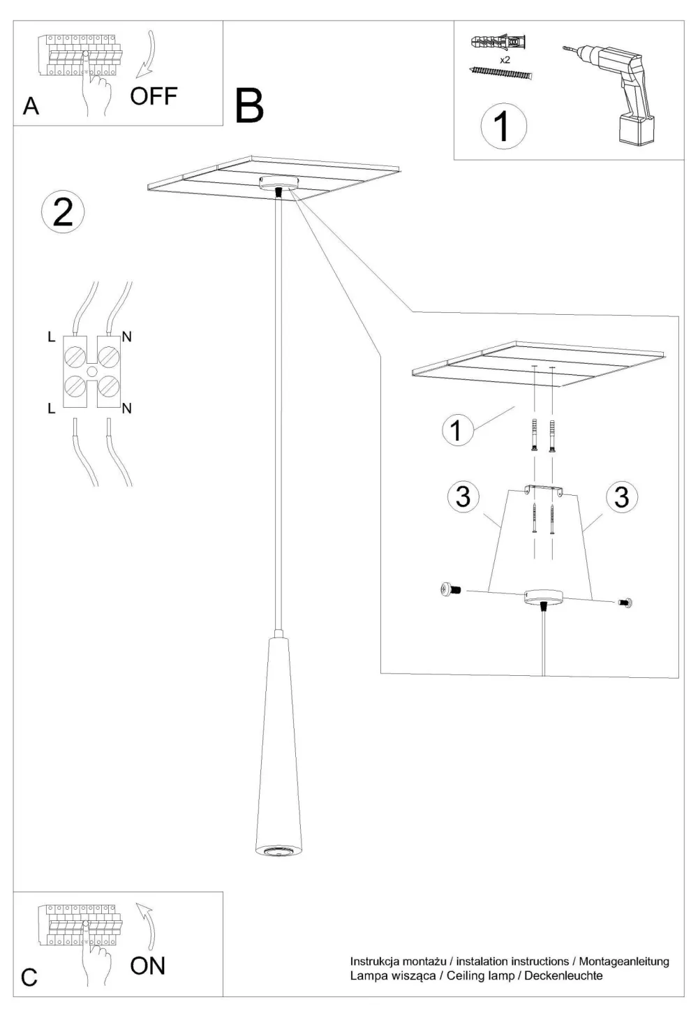 Sollux Hängelampe Holz Ø 8 cm schmal für GU10 Skandinavisch* Hängelampen|Wohnzimmerlampen