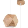 Sollux Hängelampe Holz geometrisch klein GU10 wohnlich ALBALI* Hängelampen|Wohnzimmerlampen