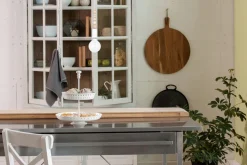 Belis Hängelampe Holz Metall Weiß E27 Ø10 cm rund wohnlich* Hängelampen|Bürolampen