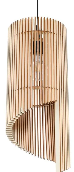 Sollux Hängelampe Holz Modern wohnlich E27 TEDUSIA Wohnzimmer* Wohnzimmerlampen|Holzlampen