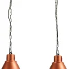 Best Masterlight Hängelampe in Kupfer Made in EU Industrie Design