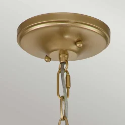 New Elstead Hängelampe in Messing 20,3 cm breit H: max. 226,1 cm 2x E14