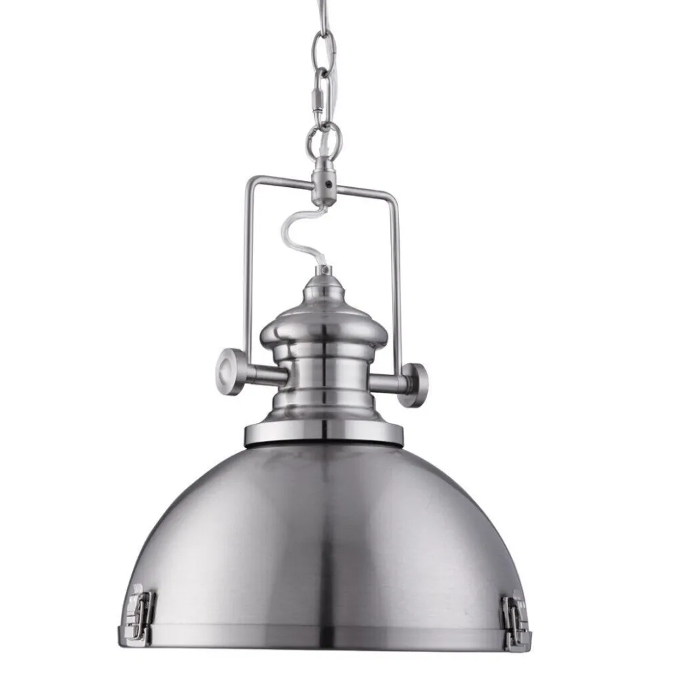 Sale Searchlight Hängelampe Industrie Design in Silber Küche Esstisch