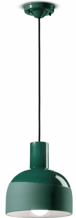 Best Ferroluce Hängelampe Keramik Ø 22,5 cm rund H: max. 146,5 cm E27