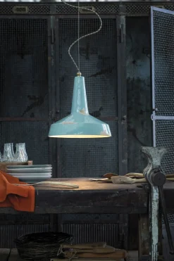 Sale Ferroluce Hängelampe Keramik E27 D: 35 cm H: max. 133 cm rund