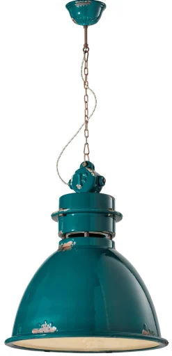 Clearance Ferroluce Hängelampe Keramik E27 H: max. 140 cm Vintage Design