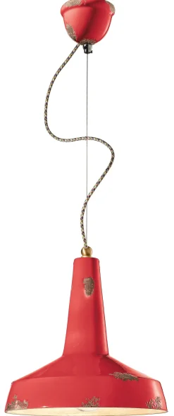 Online Ferroluce Hängelampe Keramik rund D: 35 cm H: max. 133 cm E27