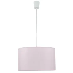 TK Lighting Hängelampe Kinder Baby Rosa Ø 40 cm rund Stoffschirm*Kinder Kinderzimmerlampen|Kinderlampen