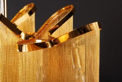 Invicta Interior Hängelampe Klassisch Metall in Gold E14 120 cm lang* Hängelampen|Bürolampen