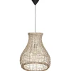 By Rydéns Hängelampe Korb Boho 49 cm breit E27 aus Seegras Metall* Hängelampen|Wohnzimmerlampen