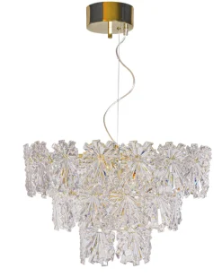 Best By Rydéns Hängelampe Kristall 51,5 cm breit H: max. 120 cm 5x E14