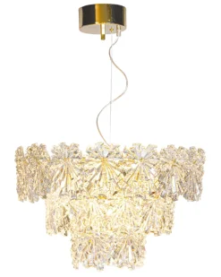 Best By Rydéns Hängelampe Kristall 51,5 cm breit H: max. 120 cm 5x E14