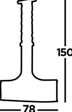 Outlet Searchlight Hängelampe Kristall 78 cm lang 5x E14 Metall Glas