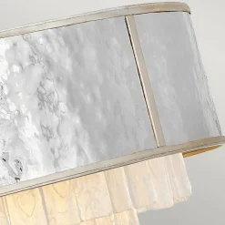 Elstead Hängelampe Kristall Edelstahl Ø 66 cm H: max. 386,2 cm rund* Hängelampen|Schlafzimmer Lampen