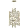 Elstead Hängelampe Kristall Metall in Blattsilber THYMI* Hängelampen|Wohnzimmerlampen