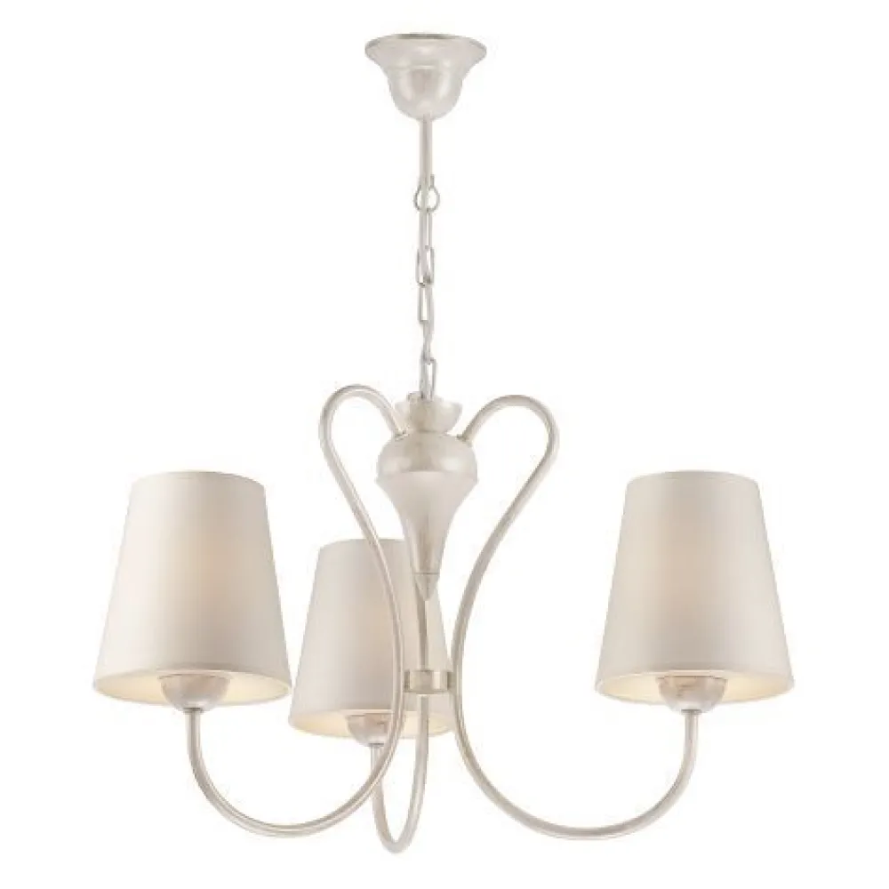 Hot Lamkur Hängelampe Kronleuchter Stoff Esszimmer Landhaus