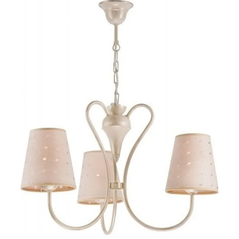 Hot Lamkur Hängelampe Kronleuchter Stoff Esszimmer Landhaus