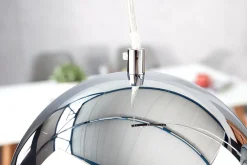 Hot Invicta Interior Hängelampe Kugel Chrom Esszimmer Lampe 3-flammig