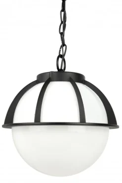 SU-MA Hängelampe Kugel Ø30cm IP43 blendarm E27* Metall Lampen|Vintage Lampen