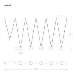 Best Nowodvorski Hängelampe Kugel Schirme 5-flammig G9 Schwarz Weiß verstellbar
