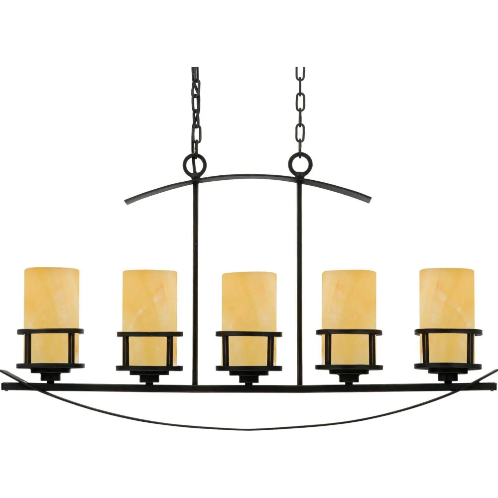 Online Elstead Hängelampe LAPIDE 5-flmg kürzbar Esszimmer Leuchte