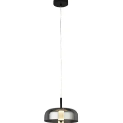 Searchlight Hängelampe LED Rauchglas Ø 30 cm rund 3000 K 388 lm* Hängelampen|Led Lampen