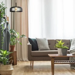 Searchlight Hängelampe LED Rauchglas Ø 30 cm rund 3000 K 388 lm* Hängelampen|Led Lampen