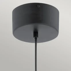 Online Elstead Hängelampe LED rund D: 20 cm Kugelschirm Schwarz